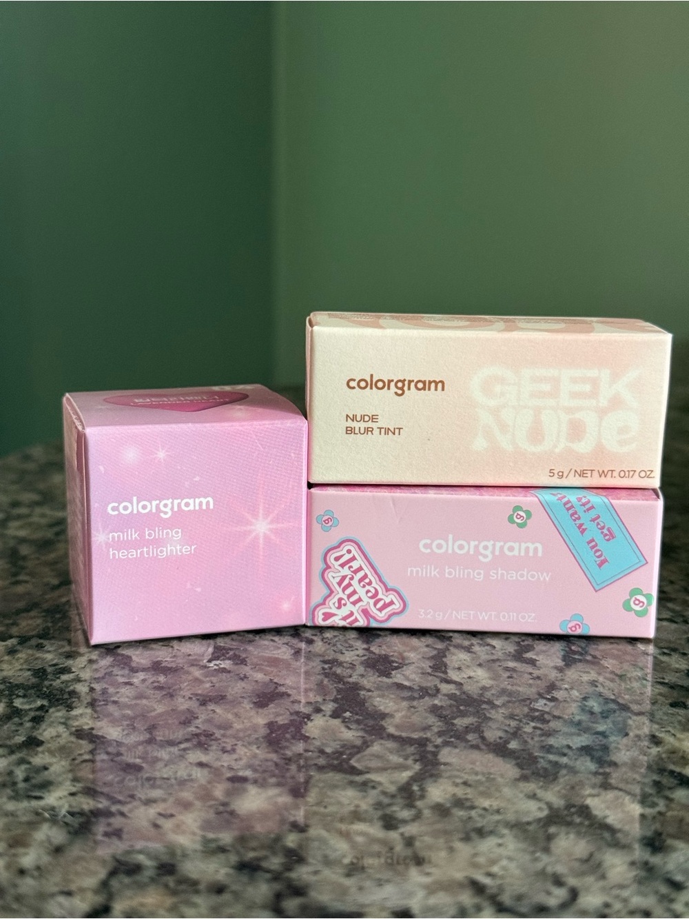 Colorgram Highlighter, Eyeshadow and Lip Tint Bundle!